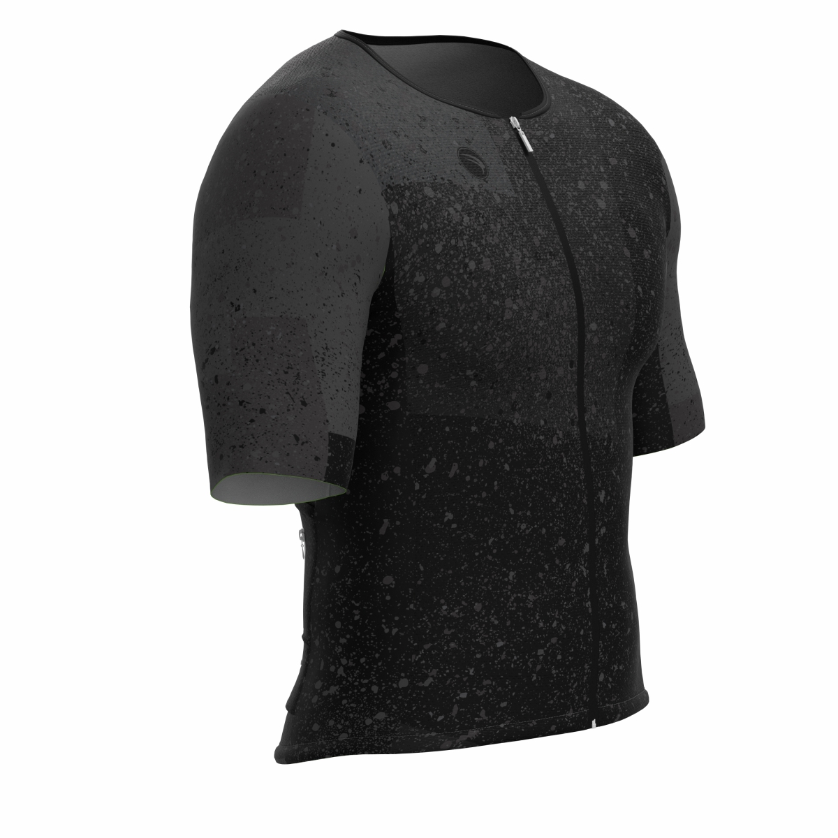 CAMISA CICLISMO UNISSEX SOFT SÓDBIKE, ZIPER FULL, CORTE LASER, PRETA
