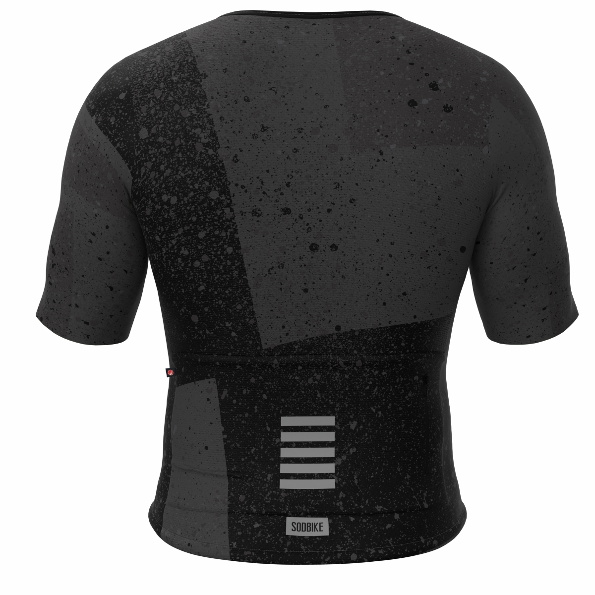 CAMISA CICLISMO UNISSEX SOFT SÓDBIKE, ZIPER FULL, CORTE LASER, PRETA