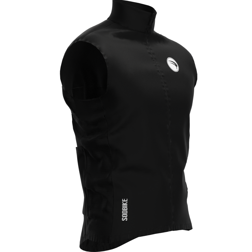 COLETE CORTA VENTO CICLISMO SÓDBIKE, 3 BOLSOS, ZIPER FULL - FEMININO