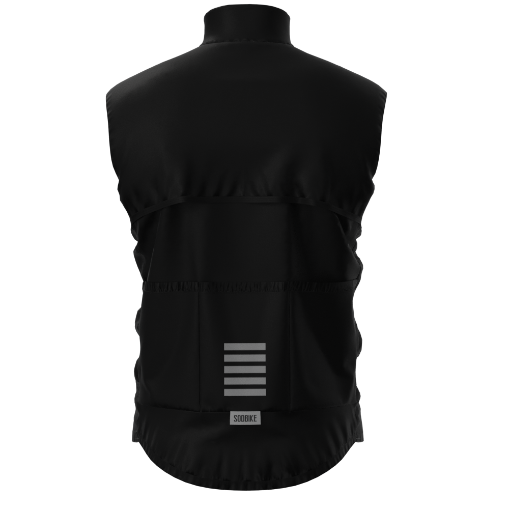 COLETE CORTA VENTO CICLISMO SÓDBIKE, 3 BOLSOS, ZIPER FULL - FEMININO