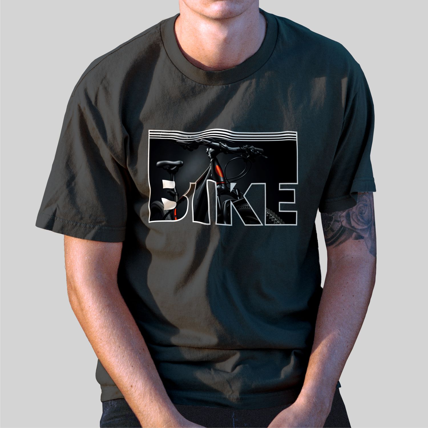 Camiseta Casual 100% Algodão - BIKE