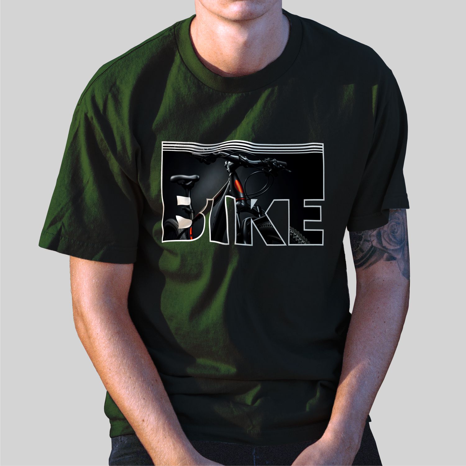 Camiseta Casual 100% Algodão - BIKE