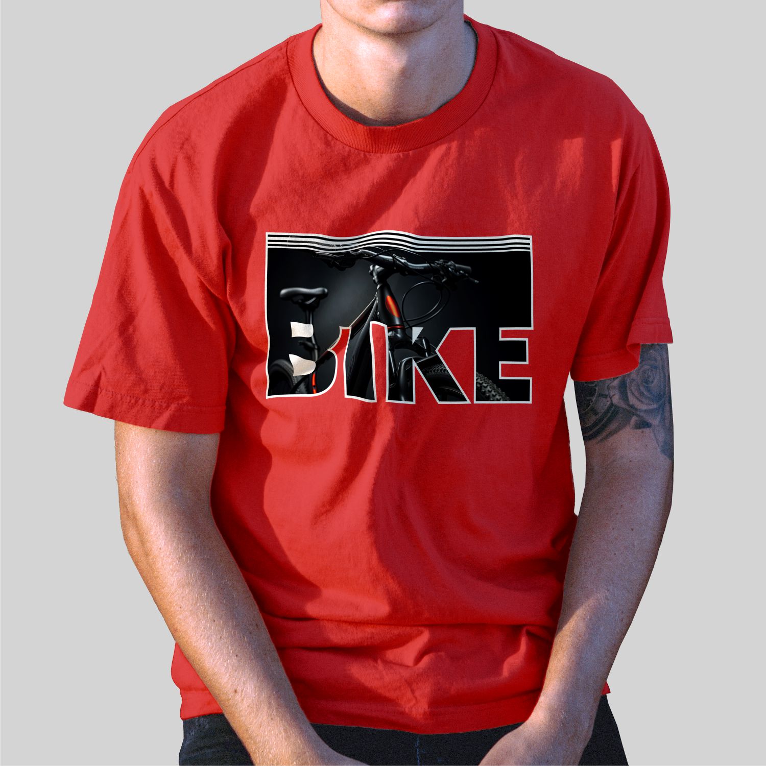 Camiseta Casual 100% Algodão - BIKE