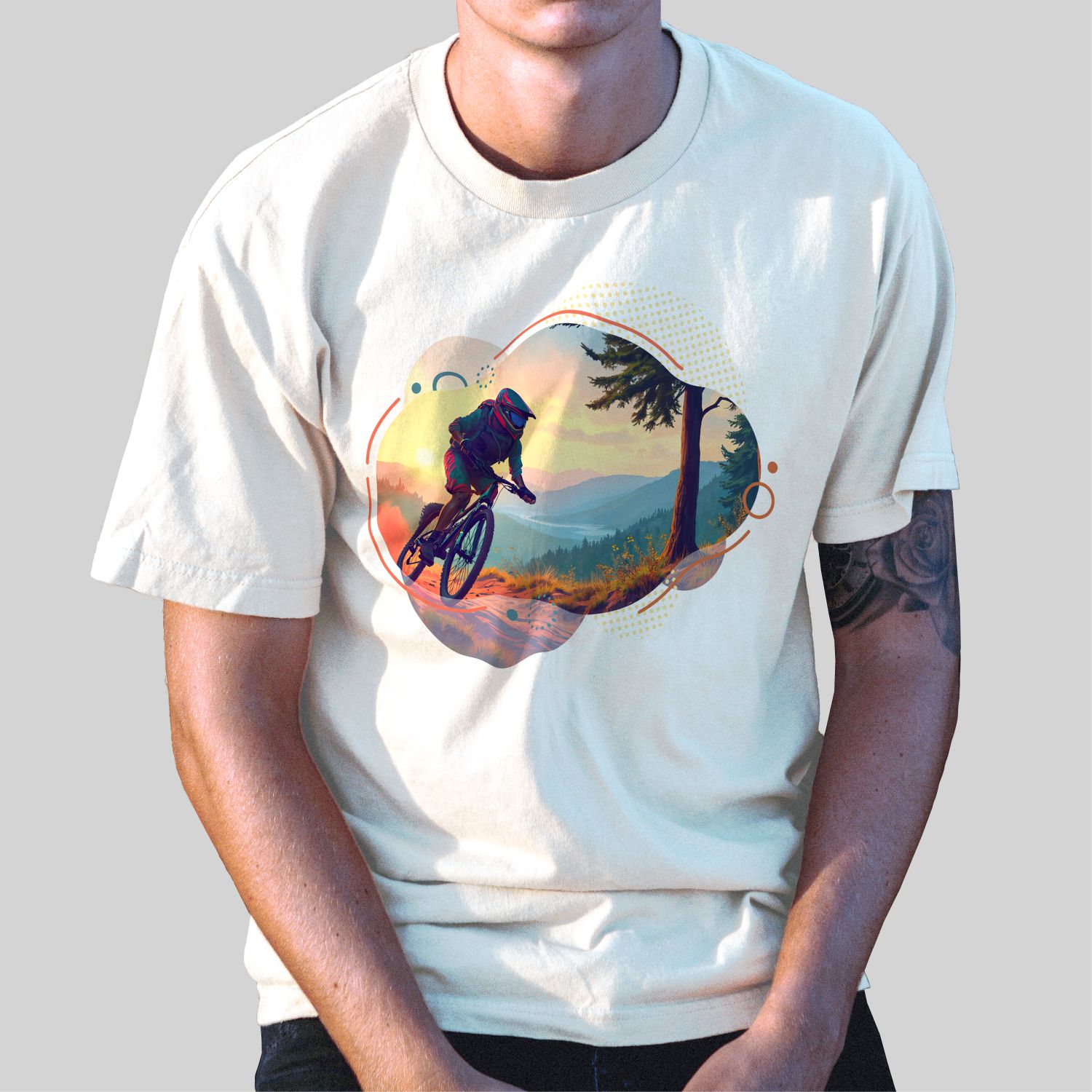 Camiseta Casual 100% Algodão