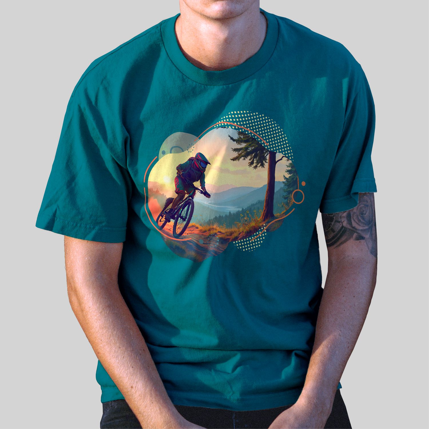 Camiseta Casual 100% Algodão