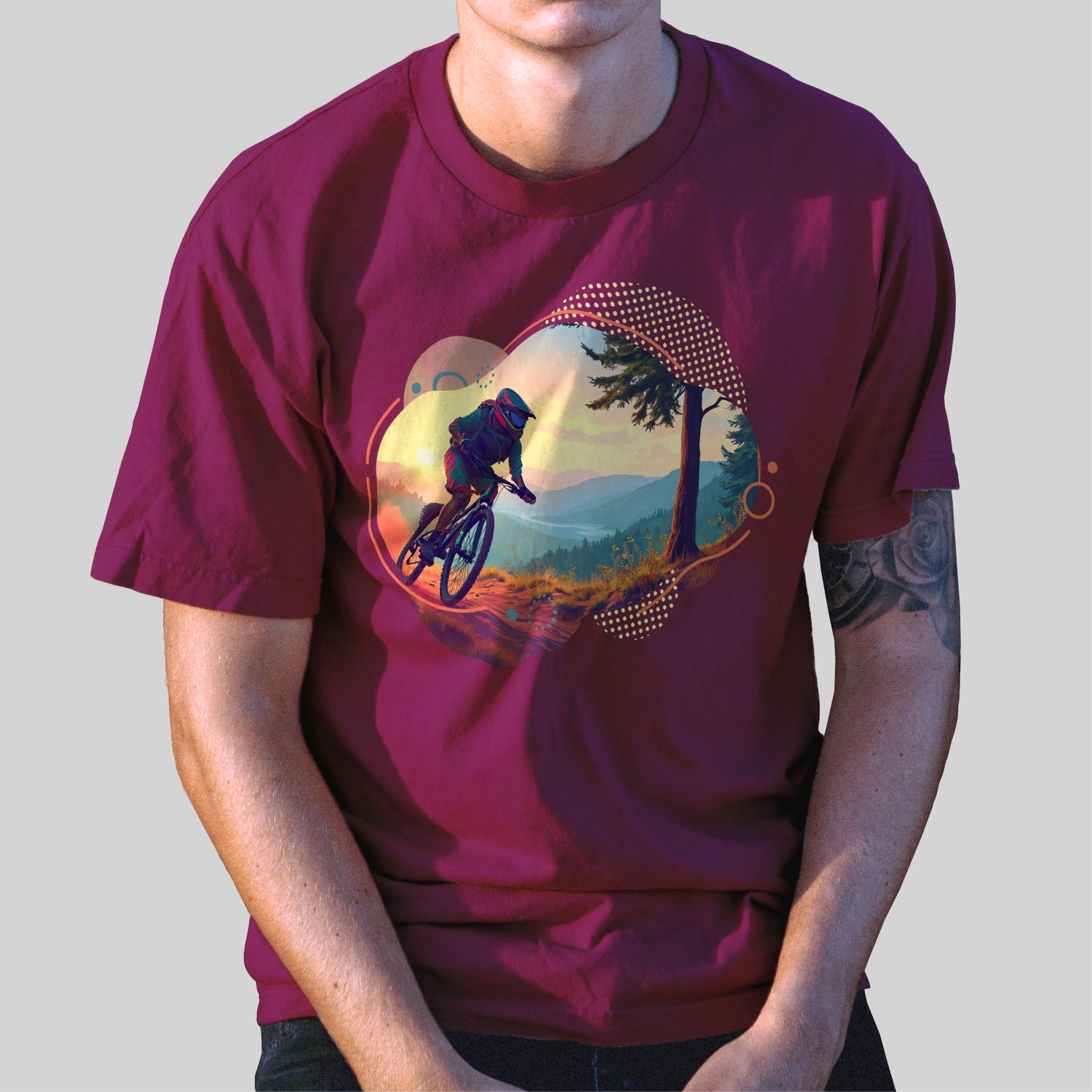 Camiseta Casual 100% Algodão