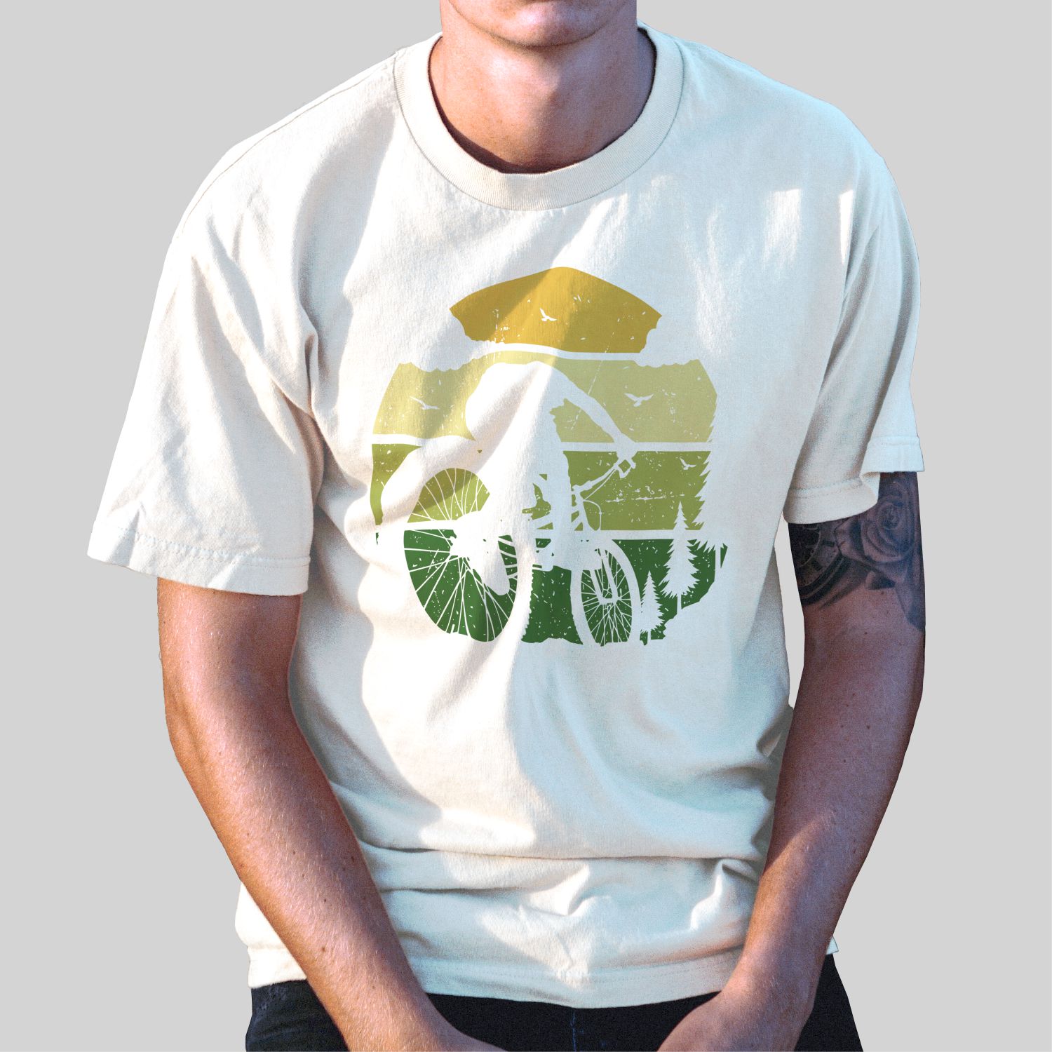 Camiseta Casual 100% Algodão