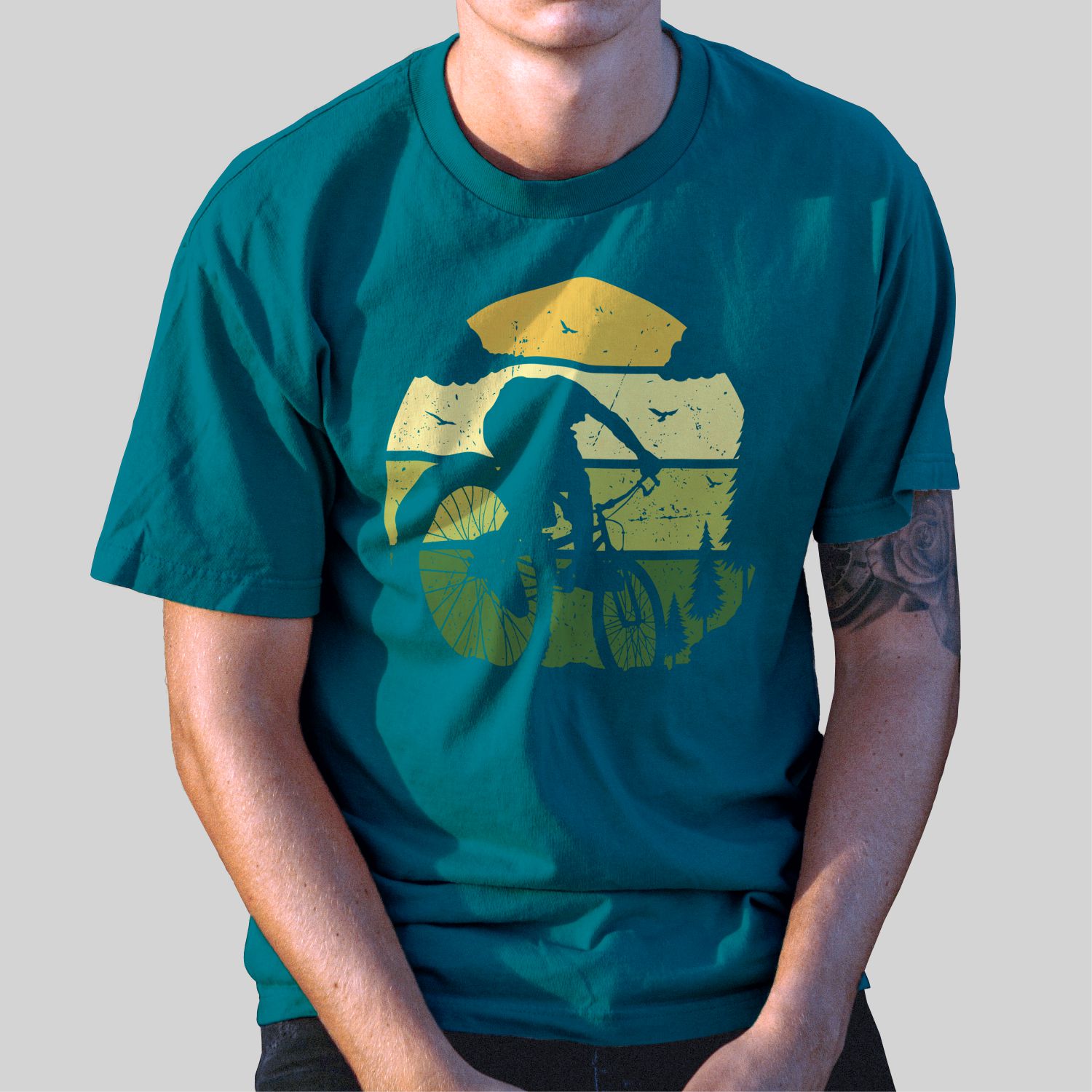 Camiseta Casual 100% Algodão
