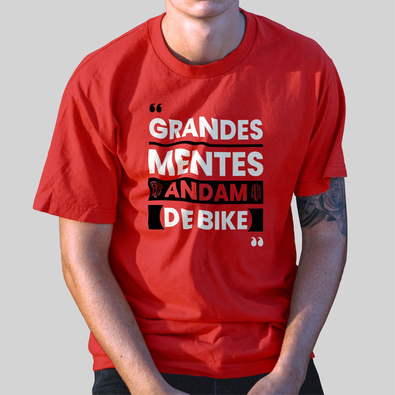 Camiseta Casual 100% Algodão