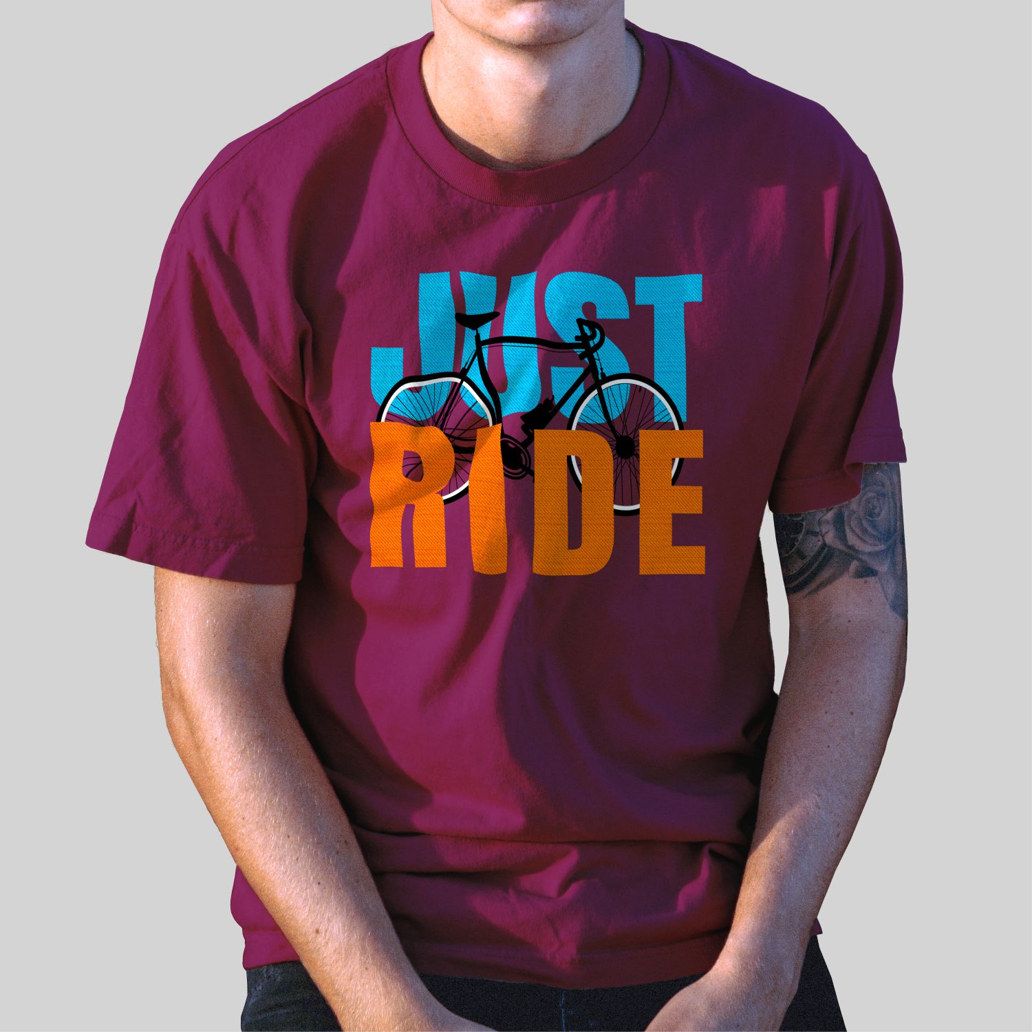 Camiseta Casual 100% Algodão
