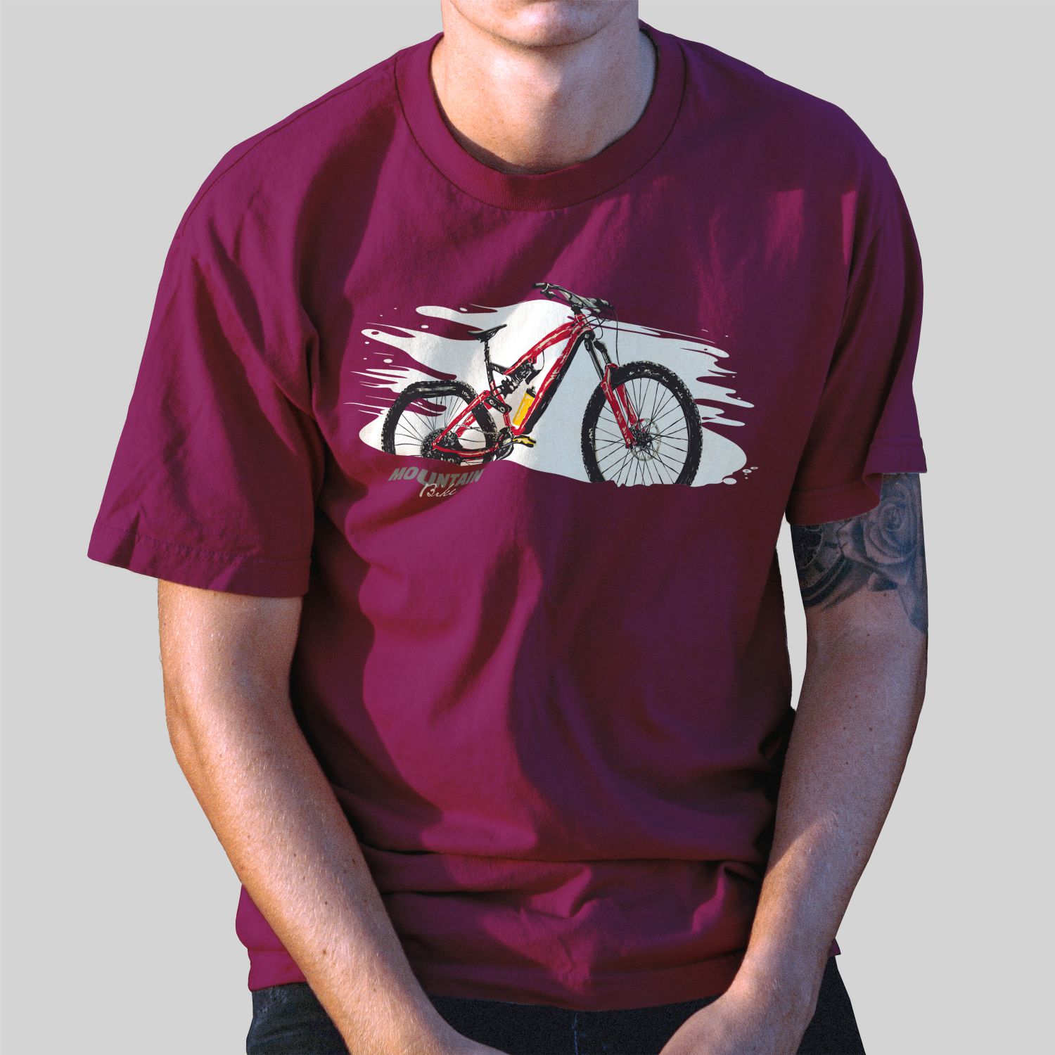 Camiseta Casual 100% Algodão