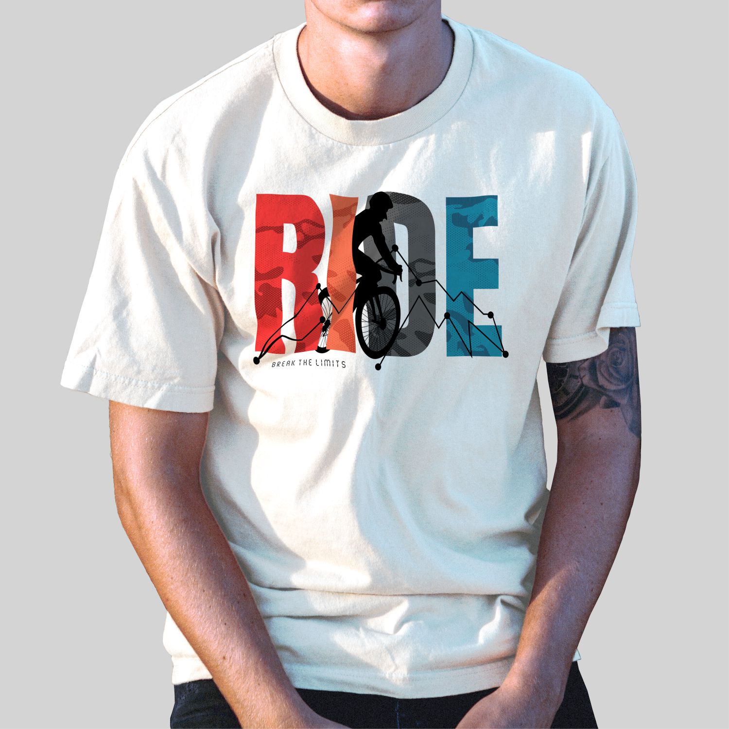 Camiseta Casual 100% Algodão