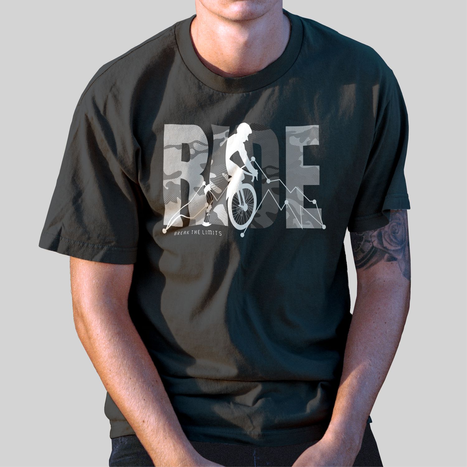 Camiseta Casual 100% Algodão