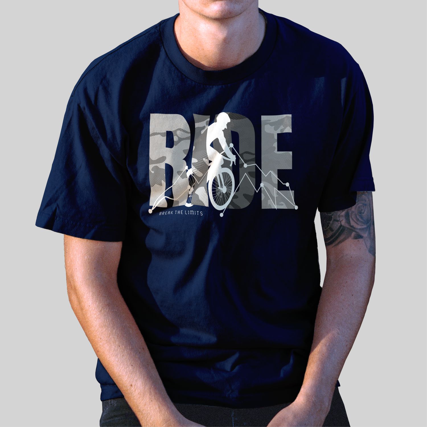 Camiseta Casual 100% Algodão