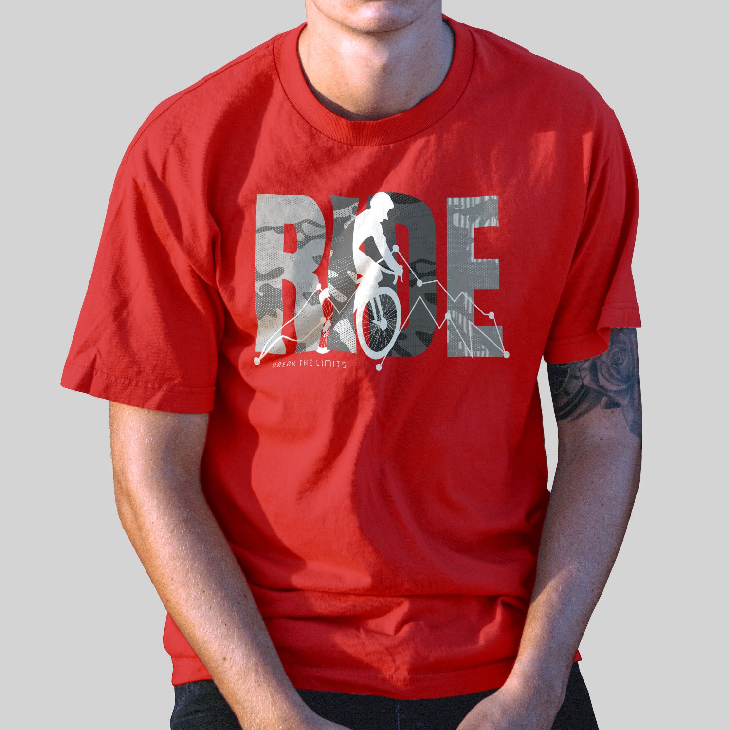 Camiseta Casual 100% Algodão