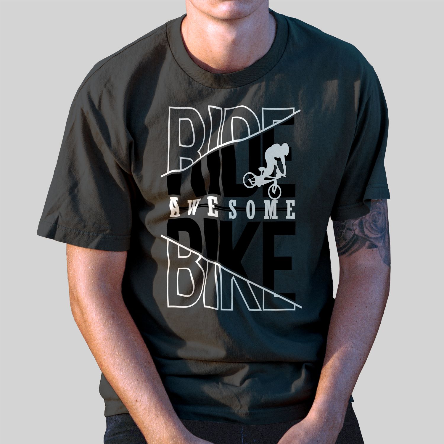 Camiseta Casual 100% Algodão