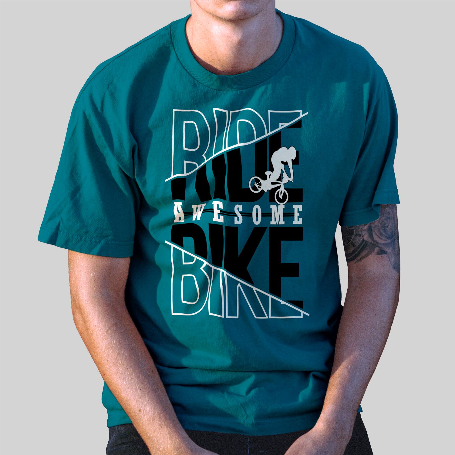 Camiseta Casual 100% Algodão