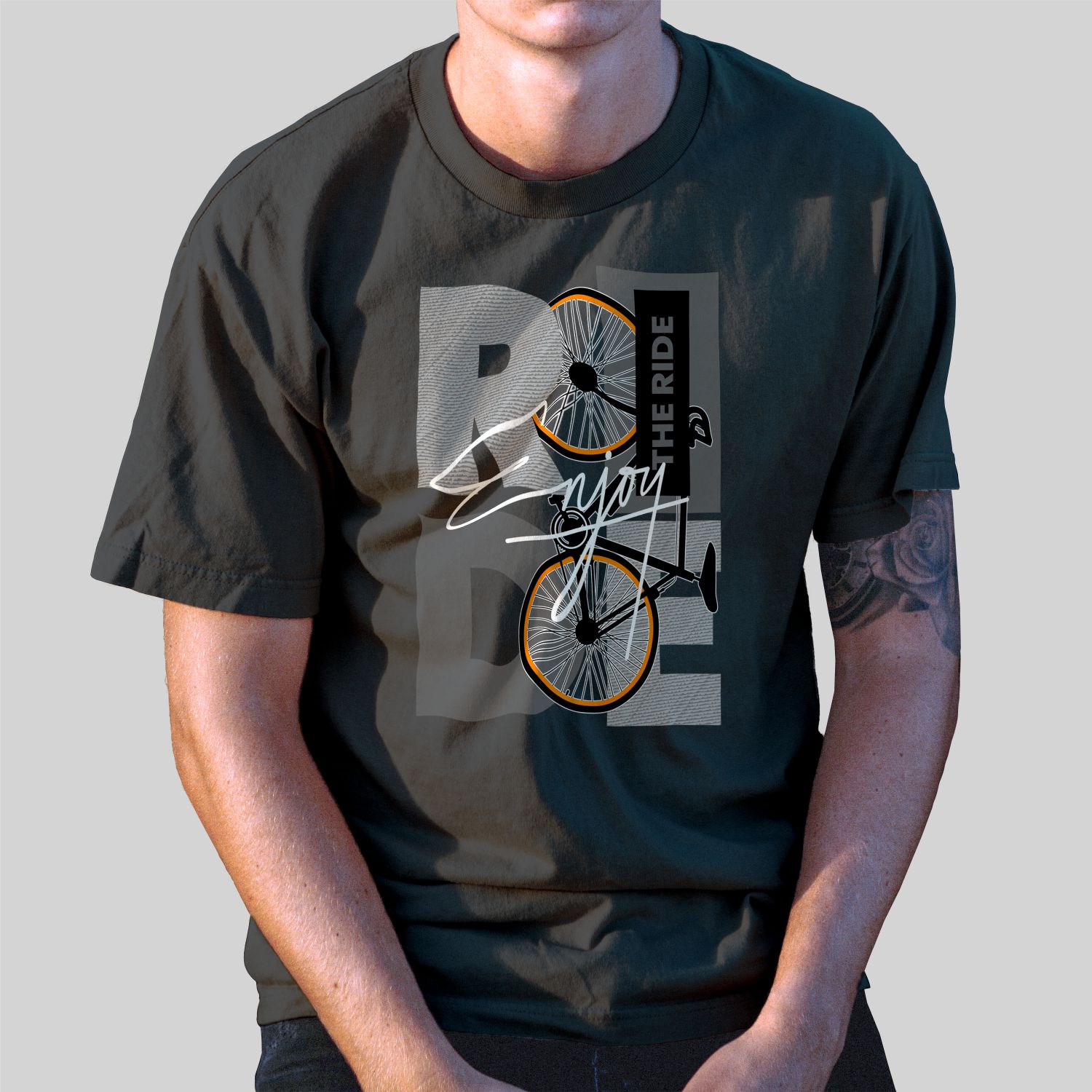 Camiseta Casual 100% Algodão