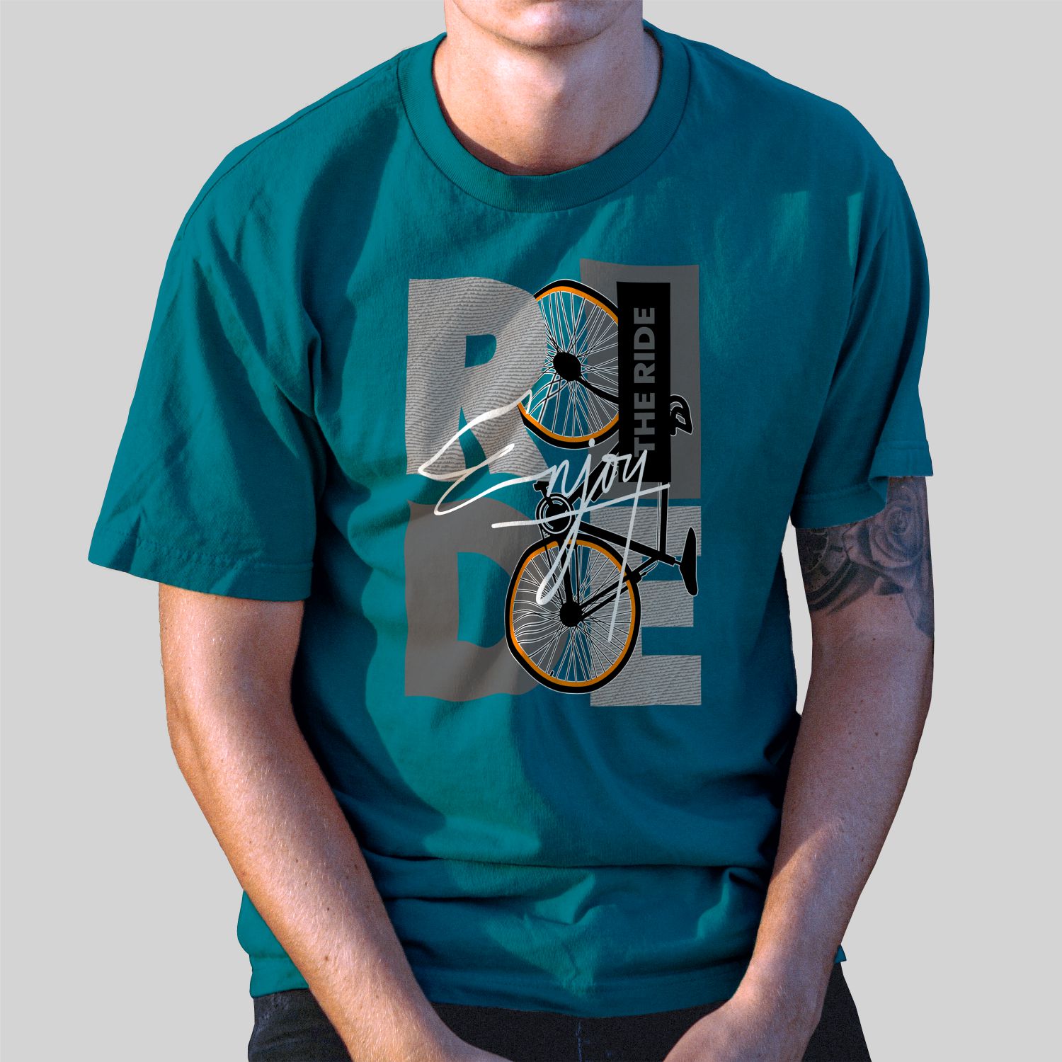 Camiseta Casual 100% Algodão
