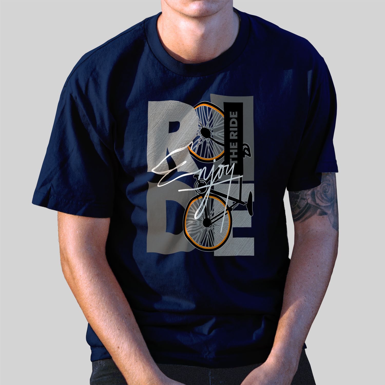 Camiseta Casual 100% Algodão