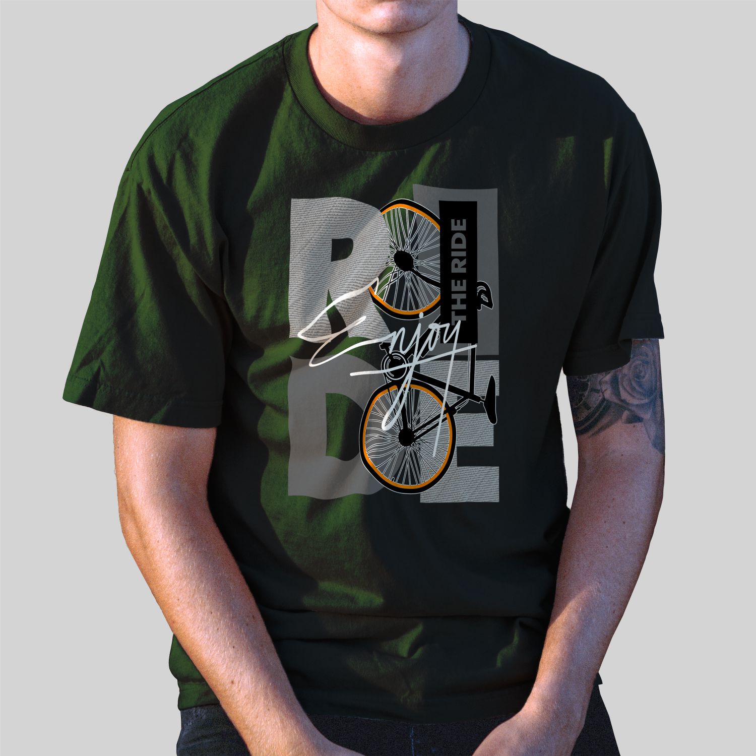 Camiseta Casual 100% Algodão