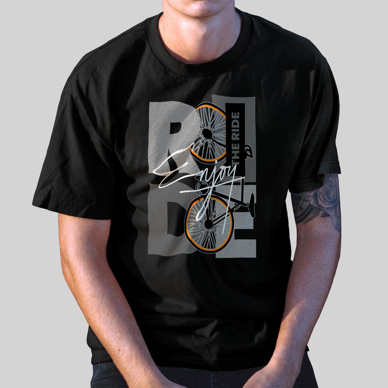 Camiseta Casual 100% Algodão