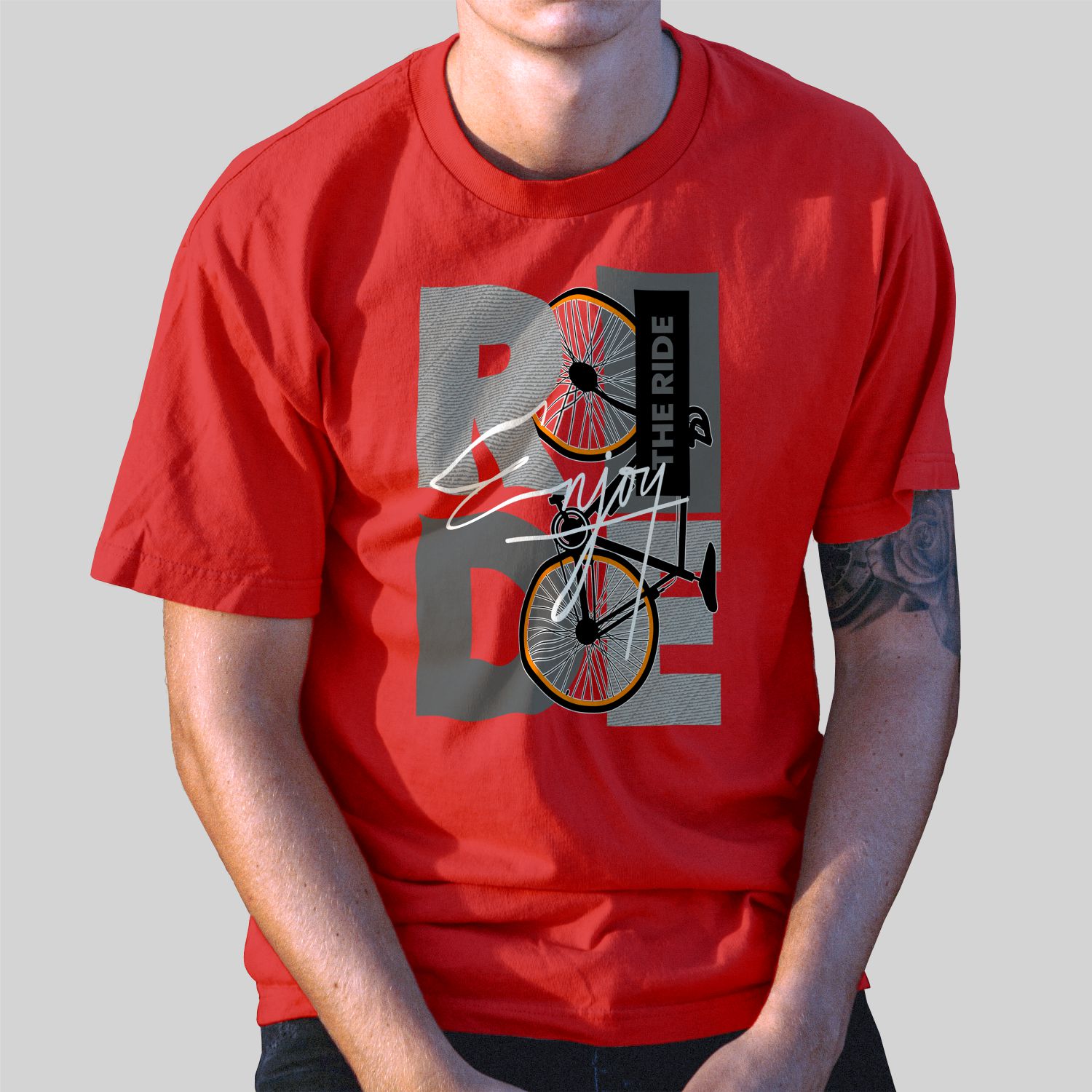 Camiseta Casual 100% Algodão
