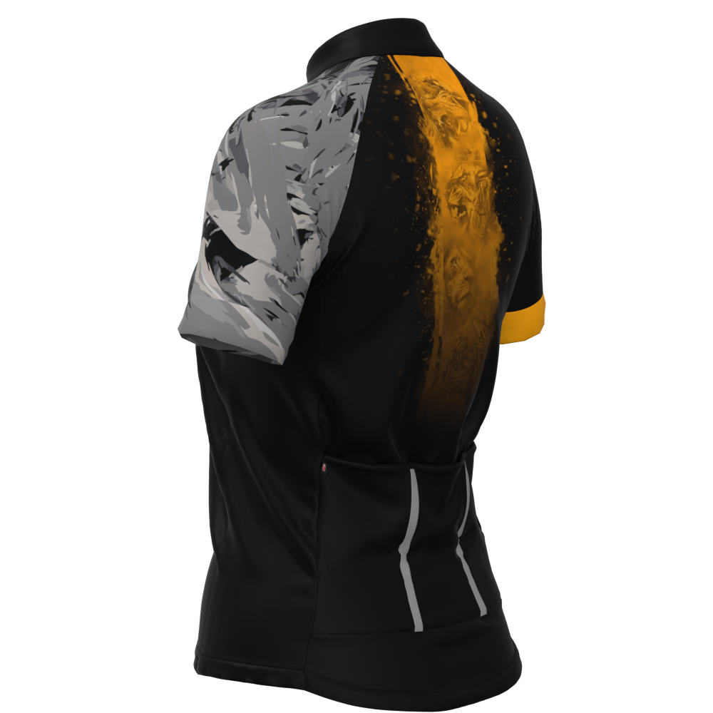CAMISA CICLISMO FEMININA SÓDBIKE, PROTEÇÃO SOLAR 20, ZIPER FULL, LEÃO
