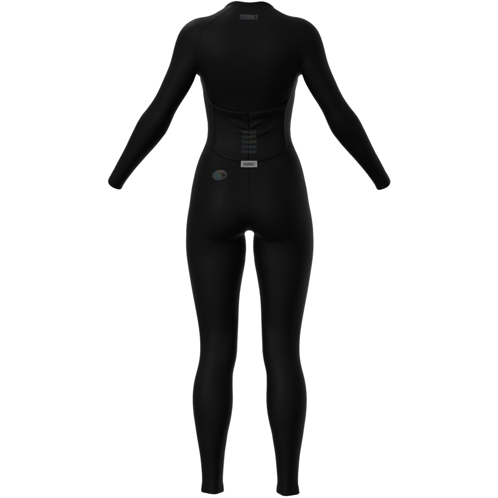 MACAQUINHO CICLISMO BLACK LONGO FEMININO SÓDBIKE, POLIAMIDA, FORRO GEL E ESPUMA MISTO