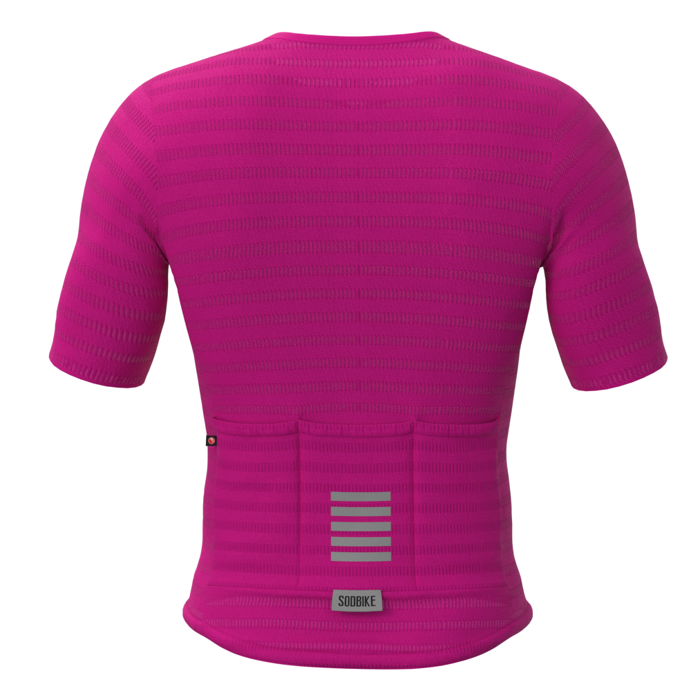 Camisa Ciclismo Elite On, Ziper full, Pink