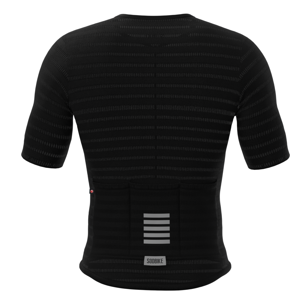 Camisa Ciclismo Elite On, Ziper full, Preta