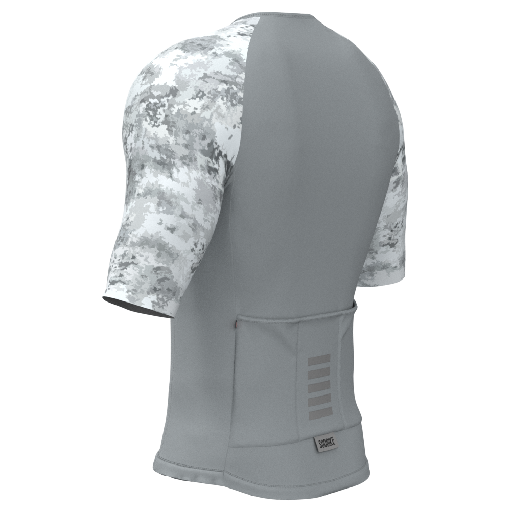 CAMISA ELITE CRONOS SÓDBIKE, PROTEÇÃO SOLAR 50, ZIPER FULL, Cinza