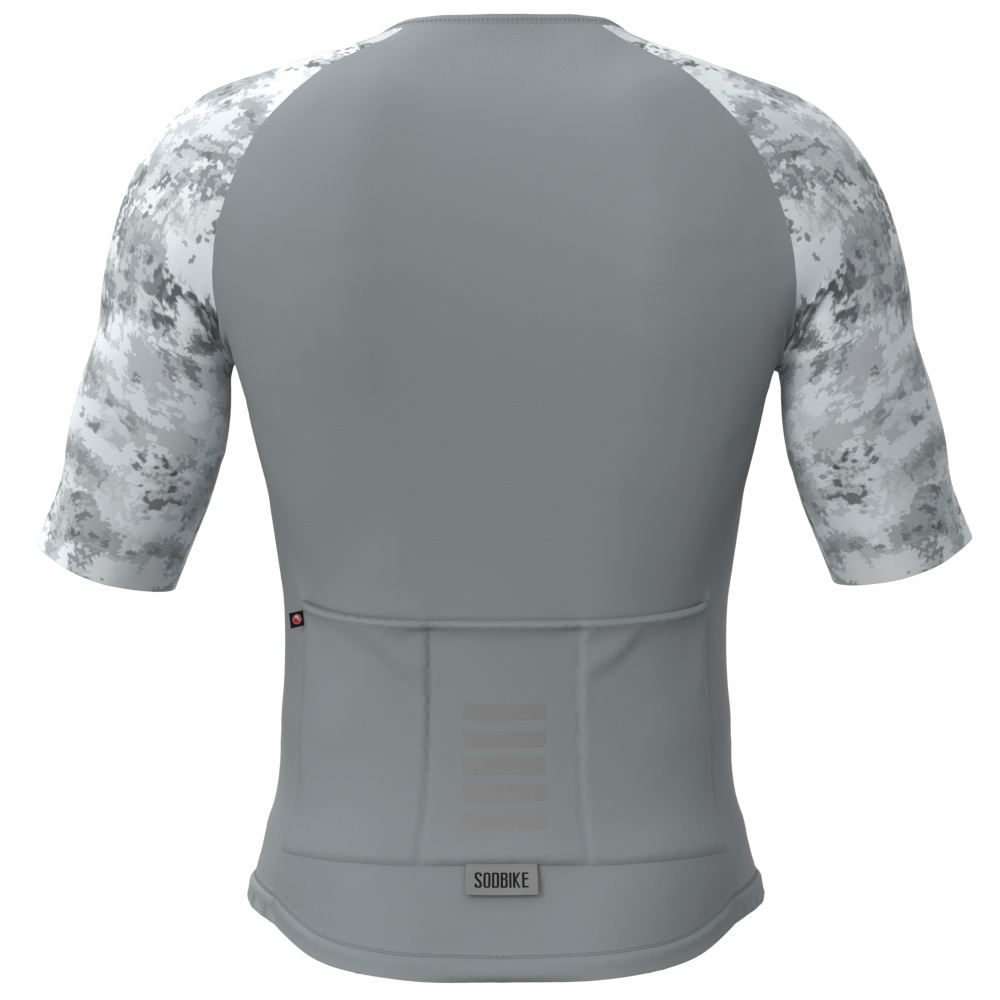 CAMISA ELITE CRONOS SÓDBIKE, PROTEÇÃO SOLAR 50, ZIPER FULL, Cinza