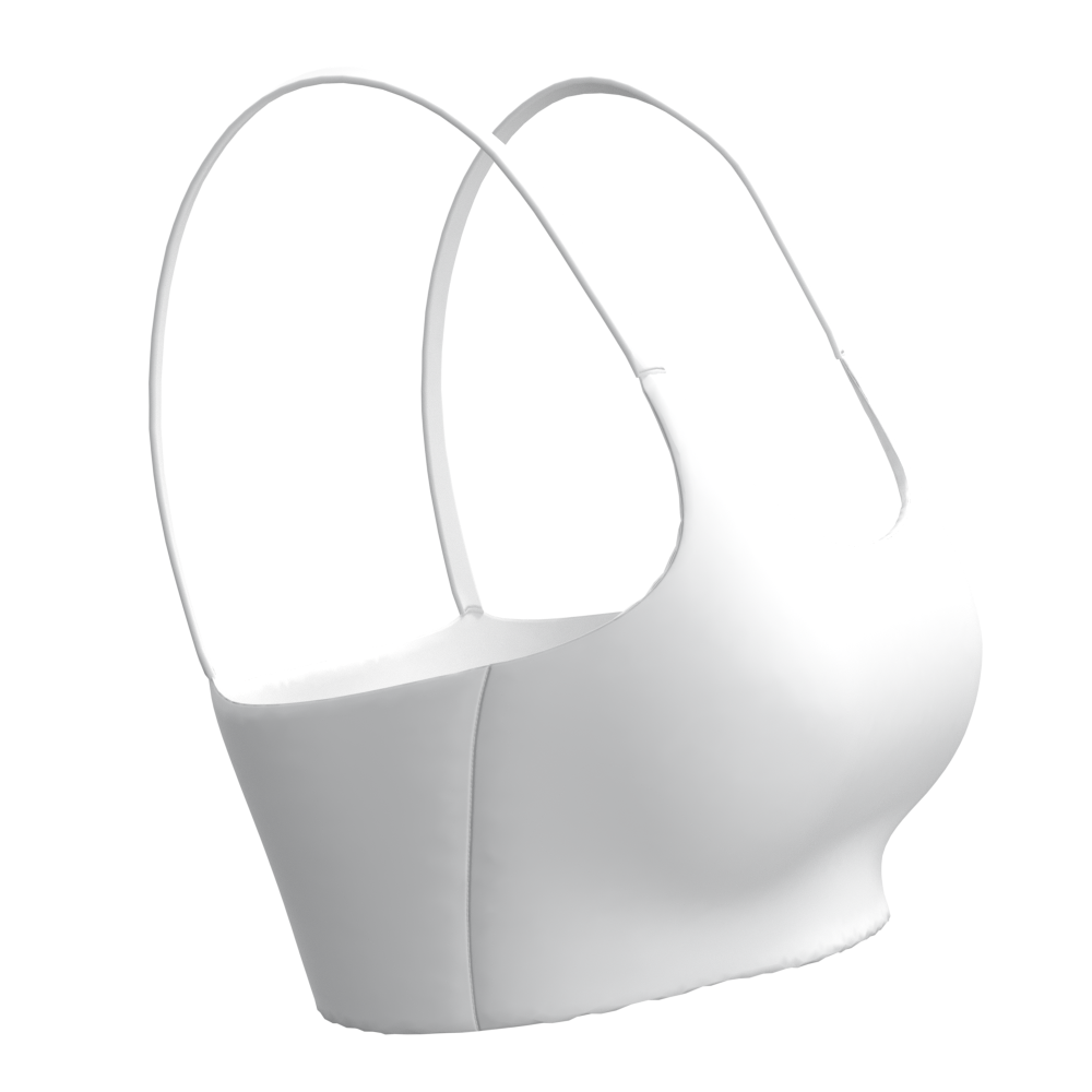 TOP Poliamida com bojo Branco