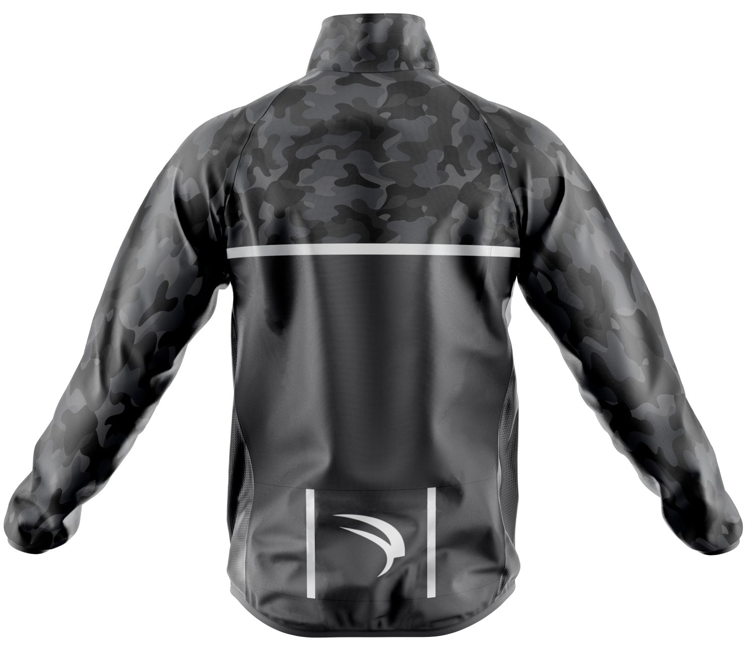 CORTA VENTO CICLISMO MASCULINA SÓDBIKE, 3 BOLSOS, ZIPER FULL, CAMUFLADO