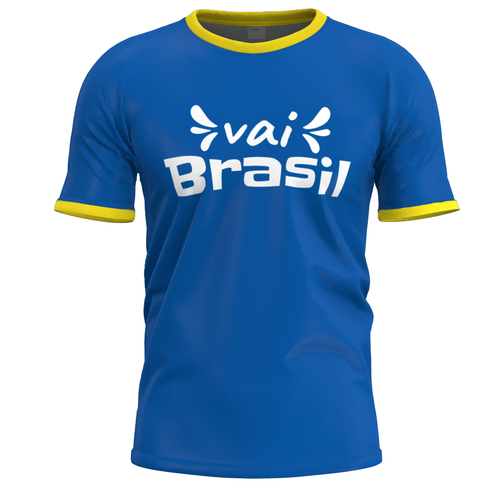 Camiseta Casual Brasil 2026 - Vai Brasil
