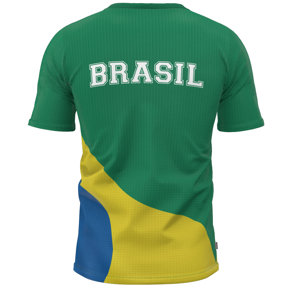 Camiseta Casual Brasil 2026 - Verde