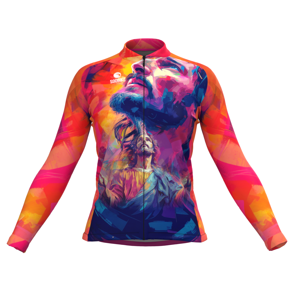 CAMISA CICLISMO FEMININA SÓDBIKE, ZIPER FULL, JESUS LONGA