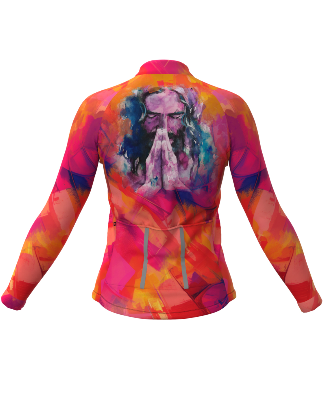 CAMISA CICLISMO FEMININA SÓDBIKE, ZIPER FULL, JESUS LONGA