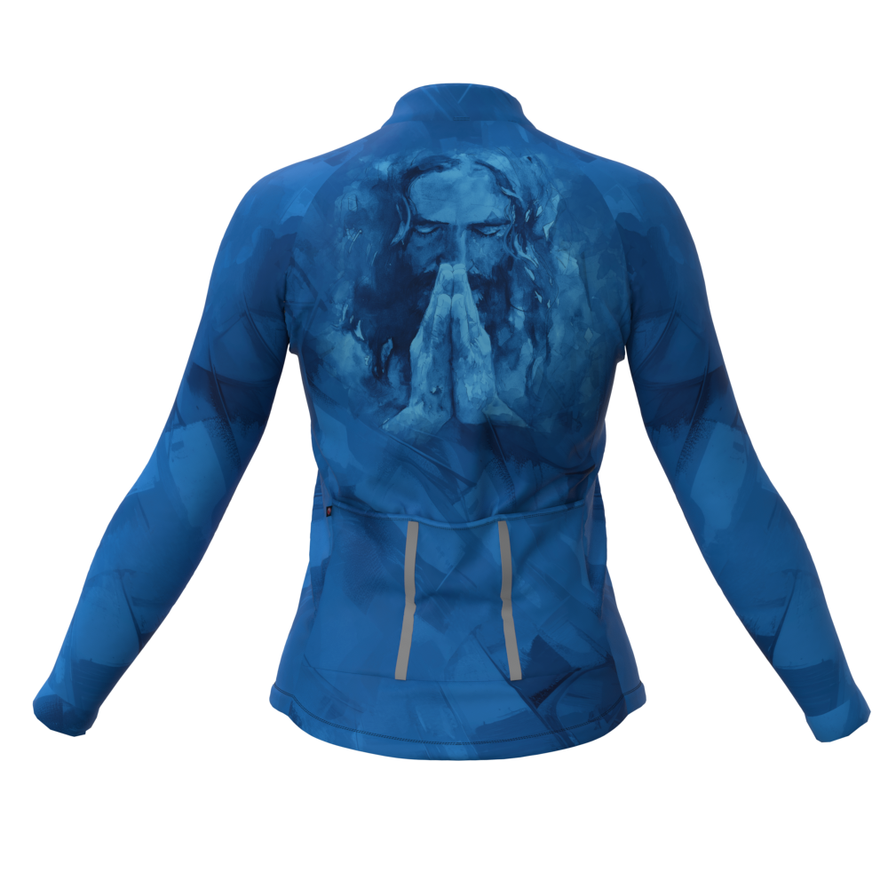 CAMISA CICLISMO FEMININA SÓDBIKE, ZIPER FULL, JESUS LONGA