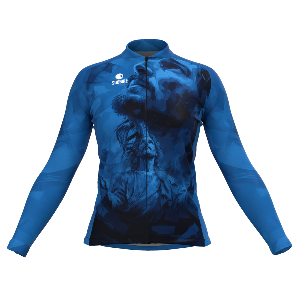 CAMISA CICLISMO FEMININA SÓDBIKE, ZIPER FULL, JESUS LONGA