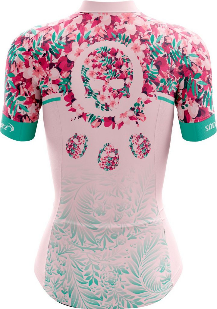 CAMISA CICLISMO FEMININA SÓDBIKE, PROTEÇÃO SOLAR 20, ZIPER FULL