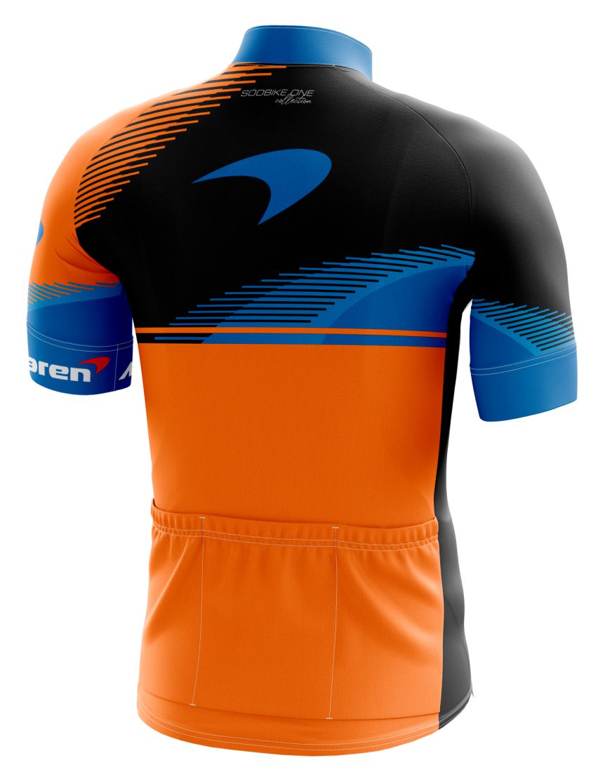 CAMISA CICLISMO MACLAREN MASCULINA SÓDBIKE, PROTEÇÃO SOLAR 20, ZIPER FULL