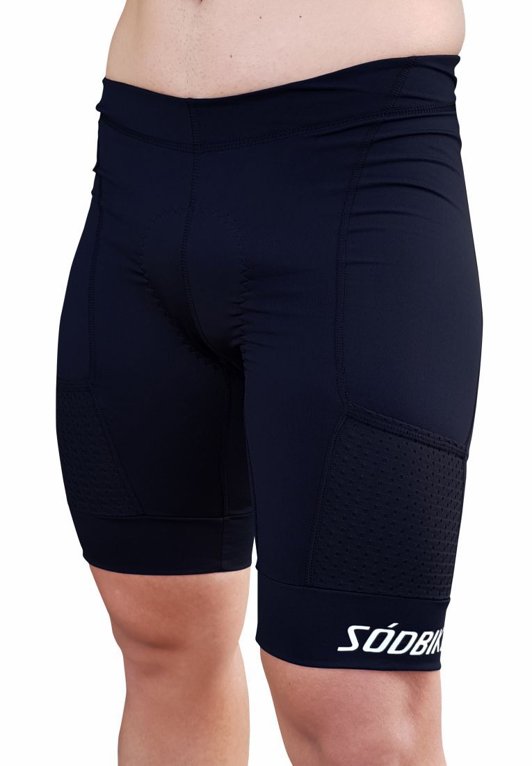 BERMUDA CICLISMO MASCULINA SÓDBIKE, FORRO GEL E ESPUMA MISTO, POLIESTER, BOLSOS