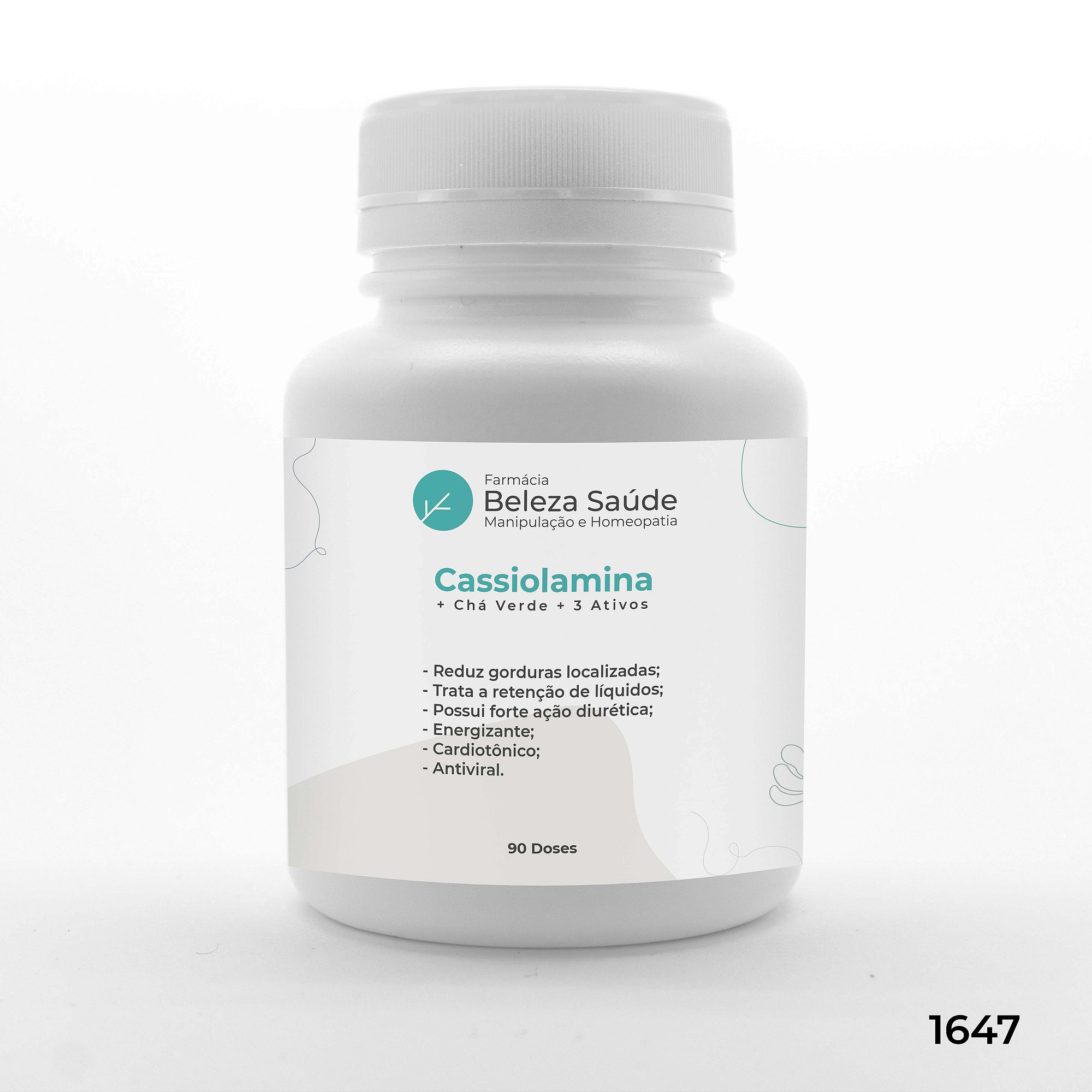 Cassiolamina + Chá Verde + 3 Ativos - Compulsão Alimentar - 90 doses