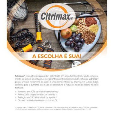 Citrimax + Espirulina - Inibidor de Apetite e Detox - 90 doses