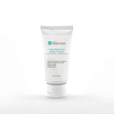 Estrias Pós Parto : Loção Cremosa Reduz Trata - 90g
