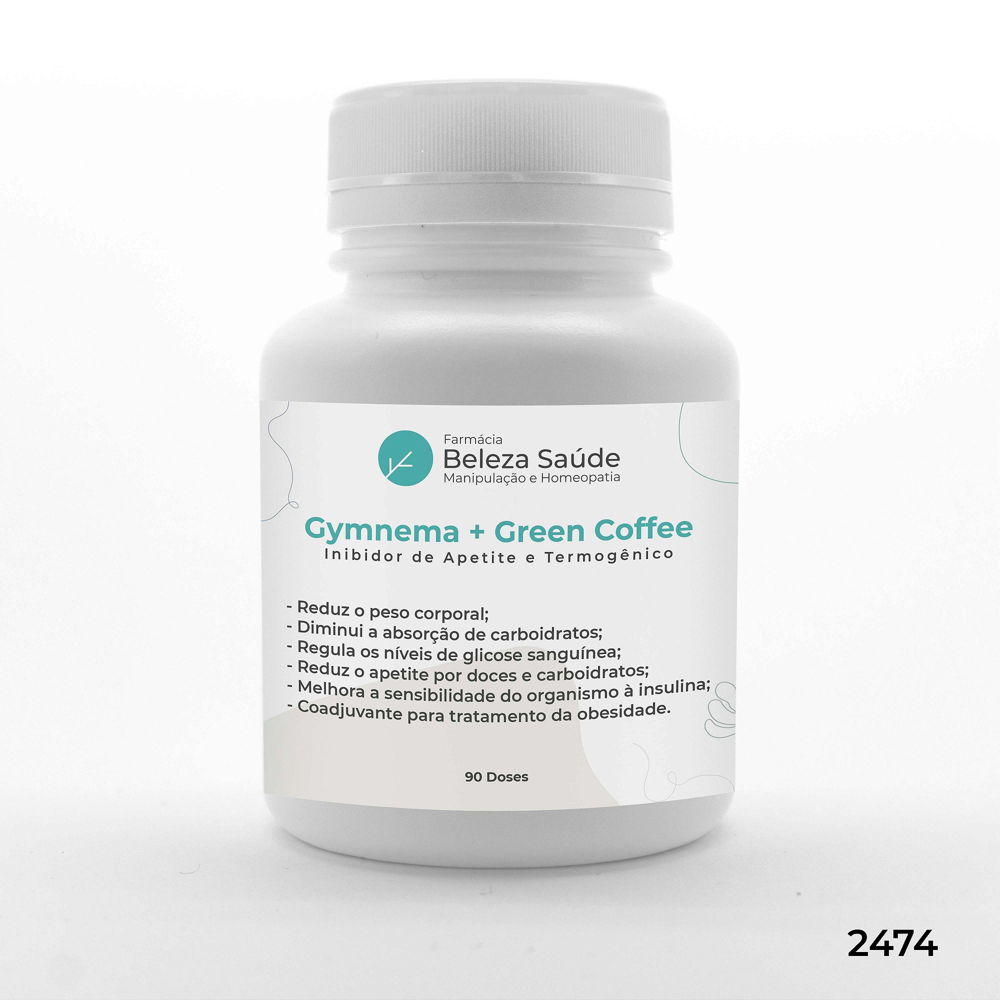 Gymnema + Green coffee - Inibidor de Apetite e Termogênico - 90 doses