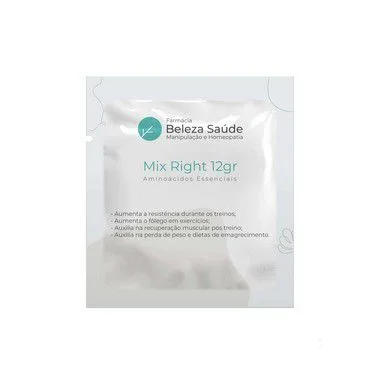 Mix Right 12gr - Aminoácidos Essenciais com a Proporção Molar do Dr. Lair Ribeiro - 65 doses