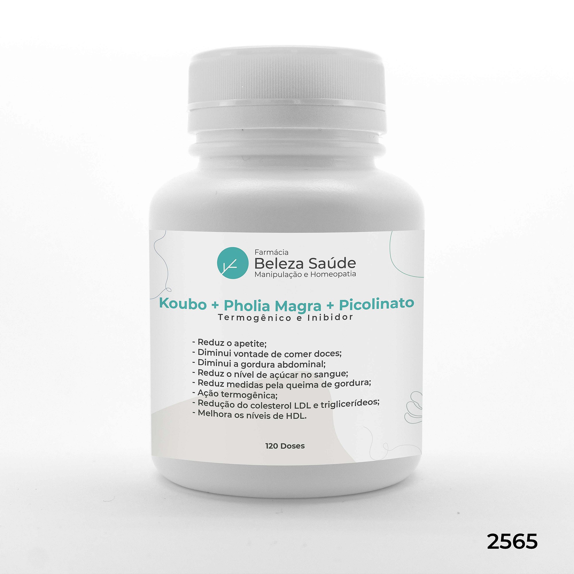 Koubo + Pholia Magra + Picolinato - Moderador de Apetite - 120 doses
